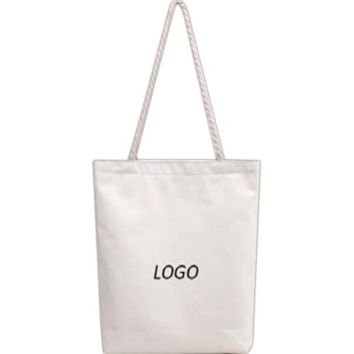 Cotton Canvas Tote Bags with Rope Handle