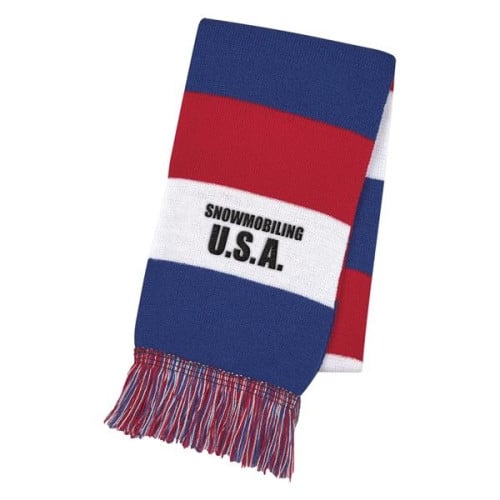 Patriotic Knit Scarf