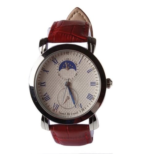 Leather Strap Watch