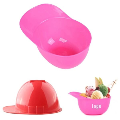 Mini Baseball Helmet Ice Cream Bowls