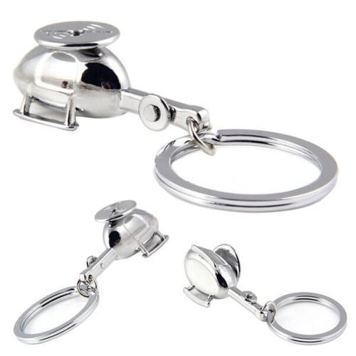 Helicopter Shaped Key Chain