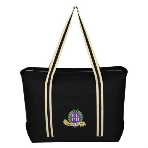 Large Cotton Canvas Admiral Tote Bag