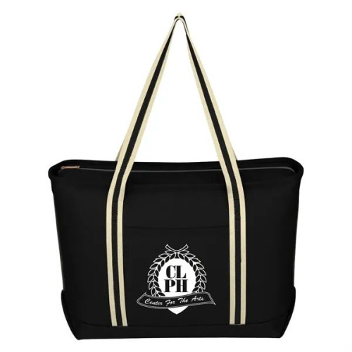 Large Cotton Canvas Admiral Tote Bag