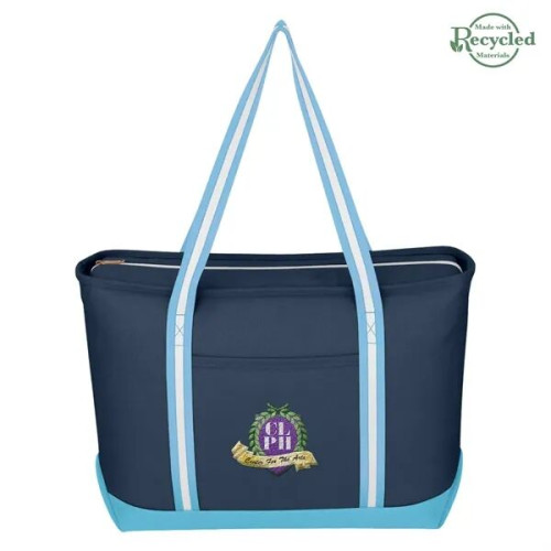 Large Cotton Canvas Admiral Tote Bag