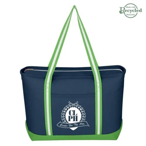 Large Cotton Canvas Admiral Tote Bag