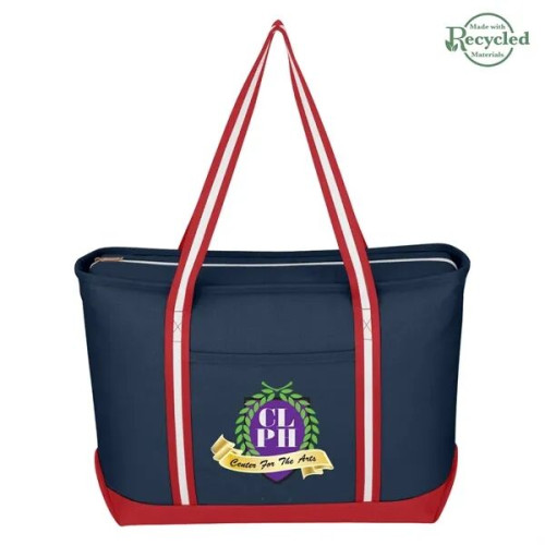 Large Cotton Canvas Admiral Tote Bag