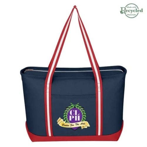 Large Cotton Canvas Admiral Tote Bag