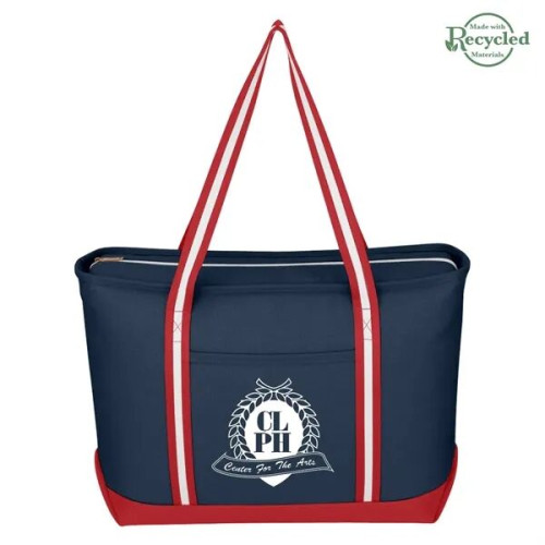 Large Cotton Canvas Admiral Tote Bag