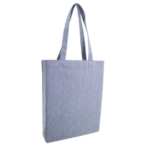 Midweight Recycled Cotton Gusseted Tote