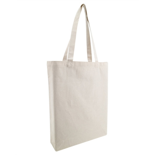 Midweight Recycled Cotton Gusseted Tote