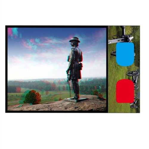 Postcard with 3D Glasses
