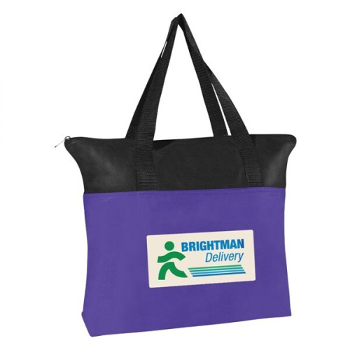 Non-Woven Zippered Tote Bag