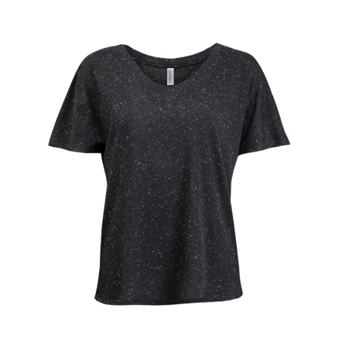 Ladies' Triblend Fleck Short-Sleeve V-Neck T-Shirt