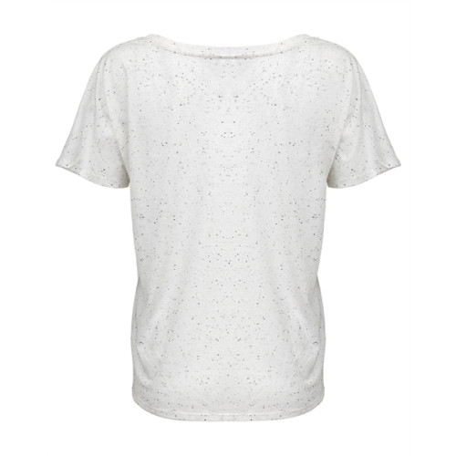 Ladies' Triblend Fleck Short-Sleeve V-Neck T-Shirt