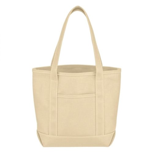 Small 24 Oz. Recycled Cotton Canvas Yacht Tote Bag