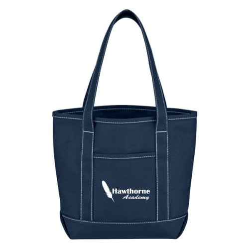 Small 24 Oz. Recycled Cotton Canvas Yacht Tote Bag