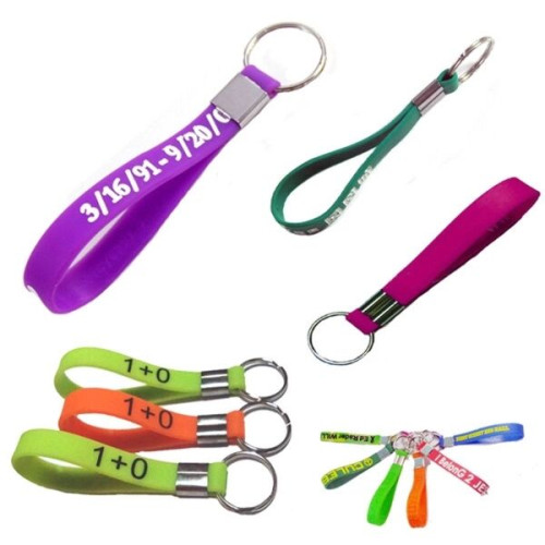 Silicone Bracelet Keychain