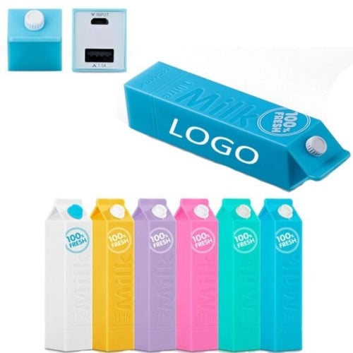 Milk Box Shaped Power Bank