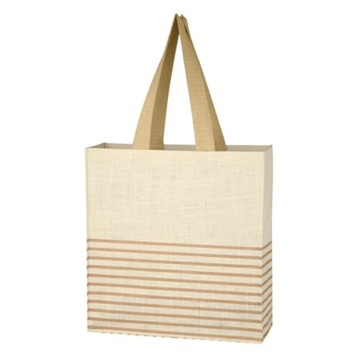 Dash Jute Tote Bag
