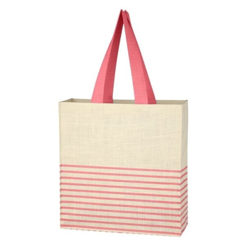 Dash Jute Tote Bag