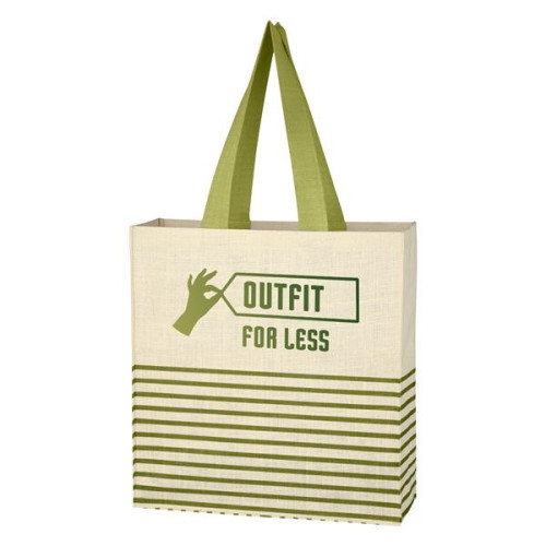 Dash Jute Tote Bag