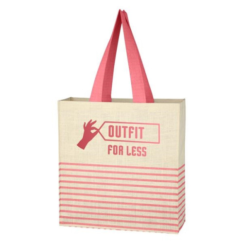 Dash Jute Tote Bag