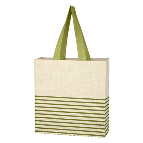 Dash Jute Tote Bag