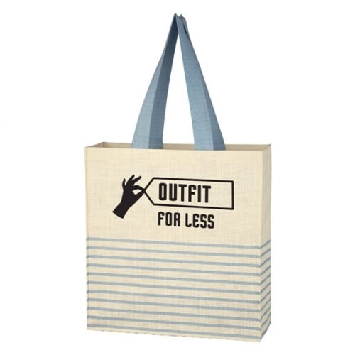 Dash Jute Tote Bag