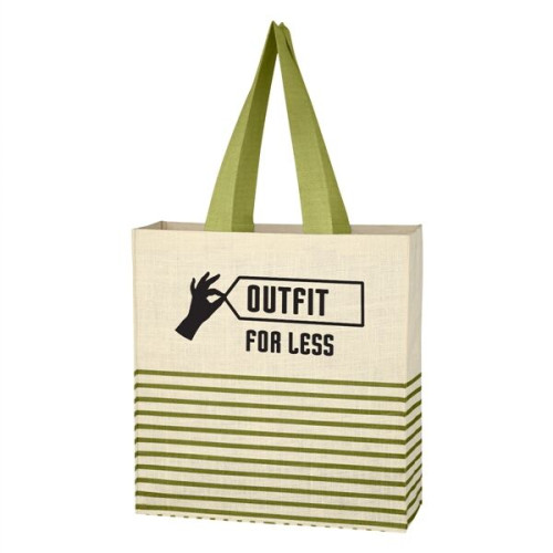 Dash Jute Tote Bag