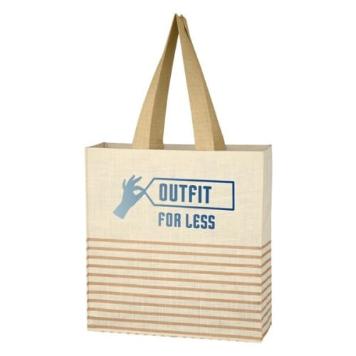 Dash Jute Tote Bag