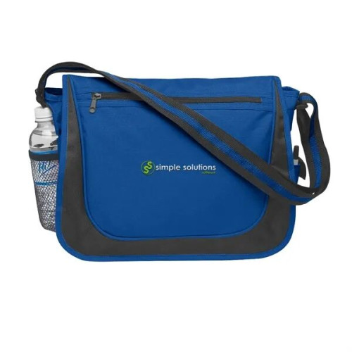 Messenger Bag With Matching Striped Handle