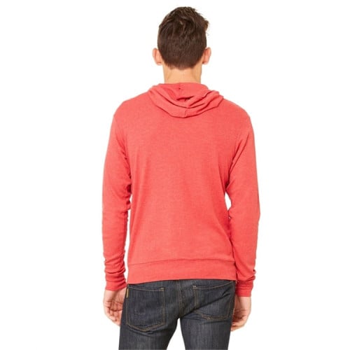 Unisex Triblend Full-Zip Lightweight Hoodie