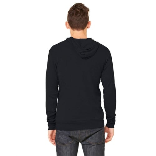 Unisex Triblend Full-Zip Lightweight Hoodie