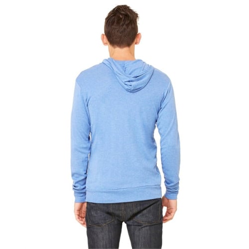 Unisex Triblend Full-Zip Lightweight Hoodie