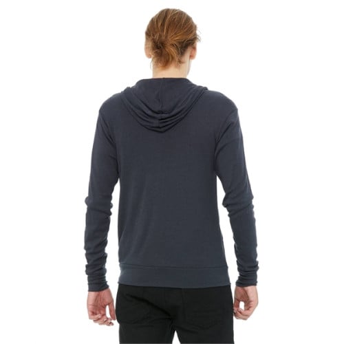 Unisex Triblend Full-Zip Lightweight Hoodie