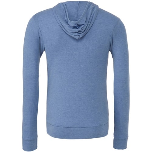 Unisex Triblend Full-Zip Lightweight Hoodie