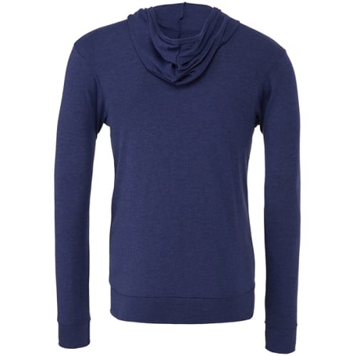 Unisex Triblend Full-Zip Lightweight Hoodie
