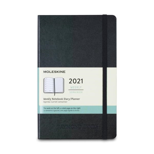 Moleskine® Hard Cover Large 12-Month Weekly 2021 Planner