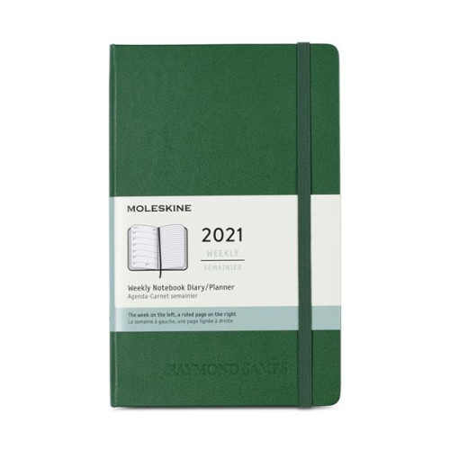 Moleskine® Hard Cover Large 12-Month Weekly 2021 Planner