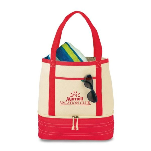 Coastal Cotton Insulated Tote