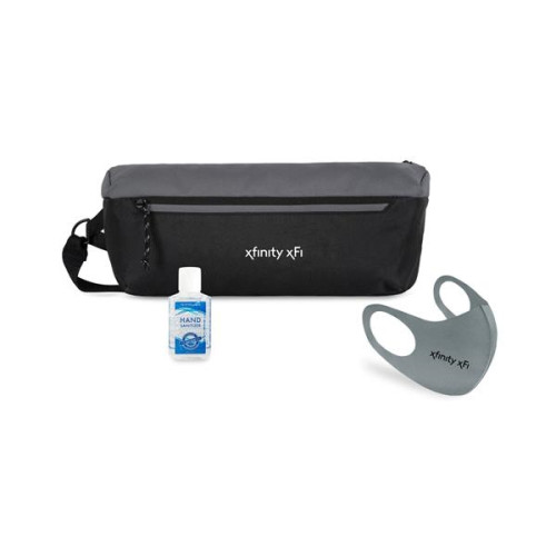 On the Move Reusable Stretch Face Mask PPE Kit