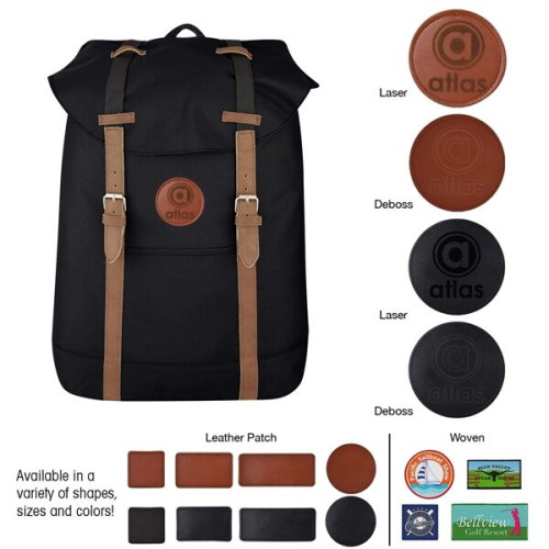 Flap Drawstring Backpack
