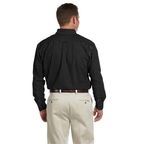 Men's Tall 6.5 oz. Long-Sleeve Denim Shirt