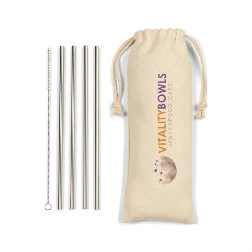 Reed Stainless Steel Straw Set