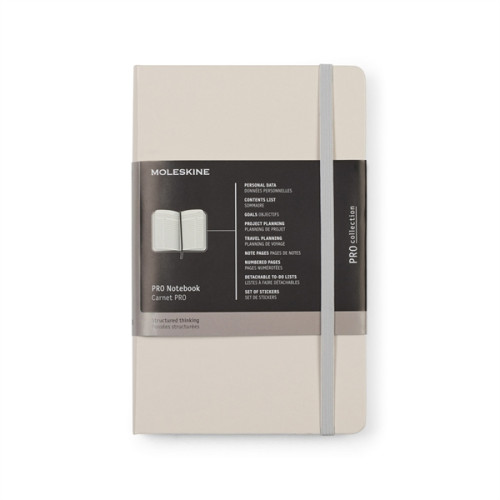 Moleskine® Hard Cover Ruled Large Professional Notebook