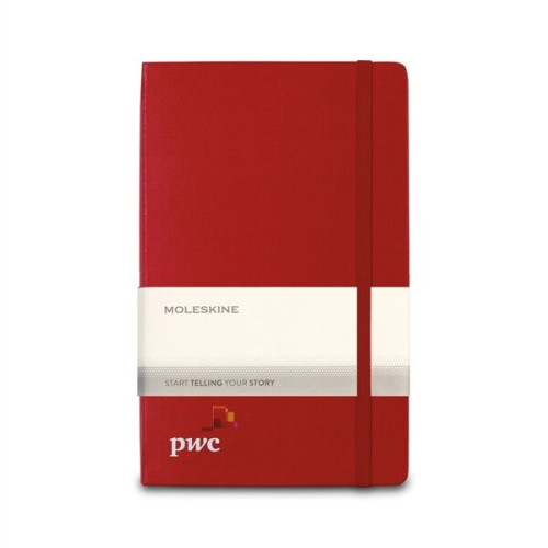 Moleskine® Hard Cover Ruled Large Expanded Notebook
