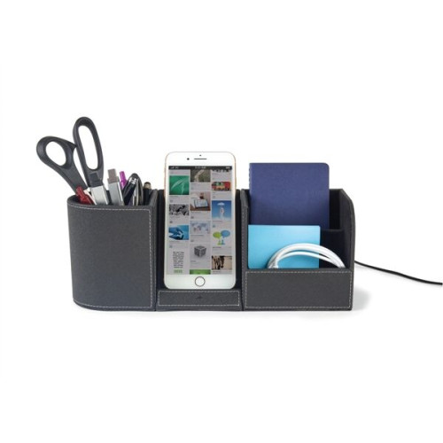 Truman Wireless Charging Desk Organizer