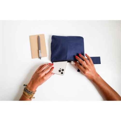Avery Cotton Zippered Pouch