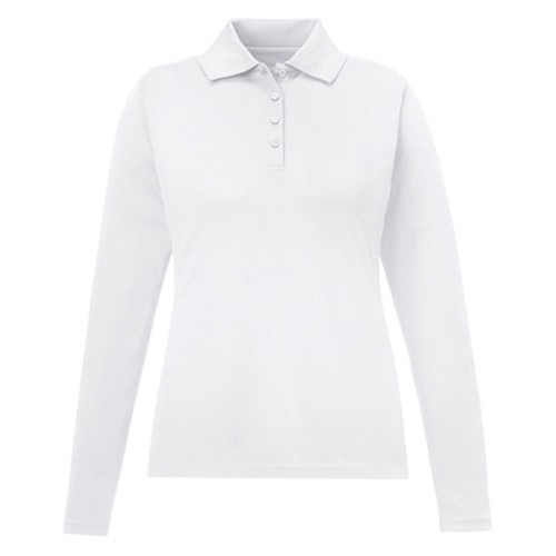 Ladies' Pinnacle Performance Long-Sleeve Pique Polo