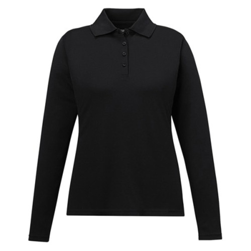 Ladies' Pinnacle Performance Long-Sleeve Pique Polo